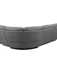 Higgins 4-piece Upholstered Power Sectional Grey