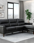 8566BLK*SC 2-Piece Sectional with Right Chaise