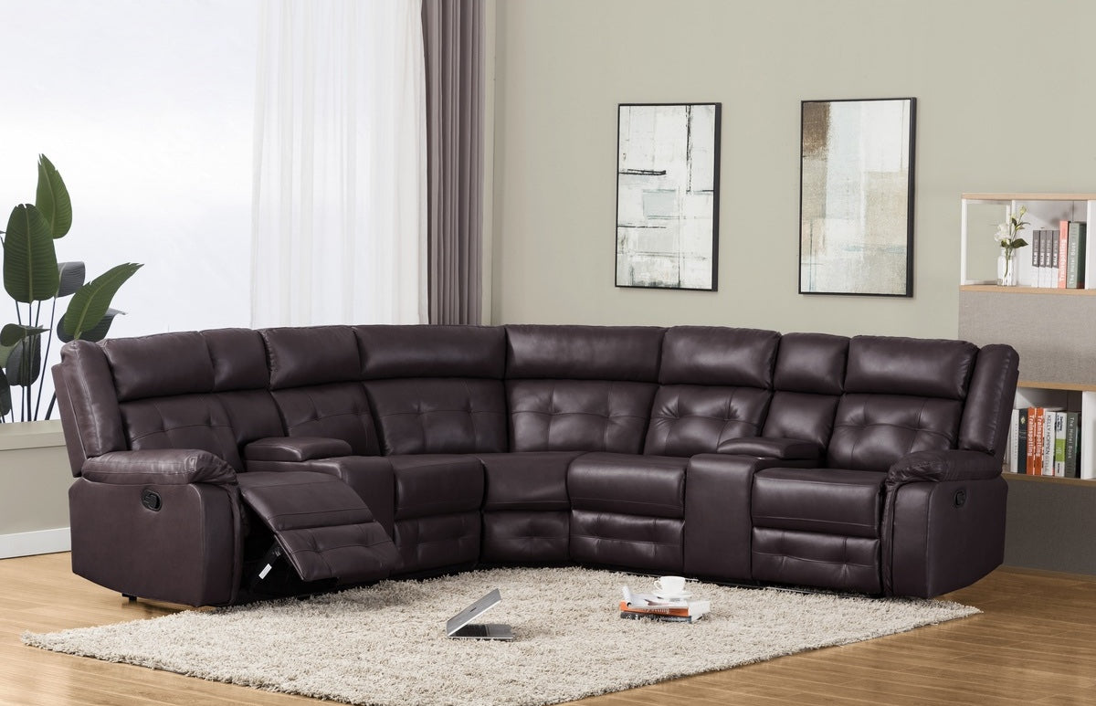 SH3212BRW* SECTIONAL, BROWN FINISH
