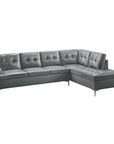 SH8378GRY* 2-PIECE SECTIONAL WITH RIGHT CHAISE