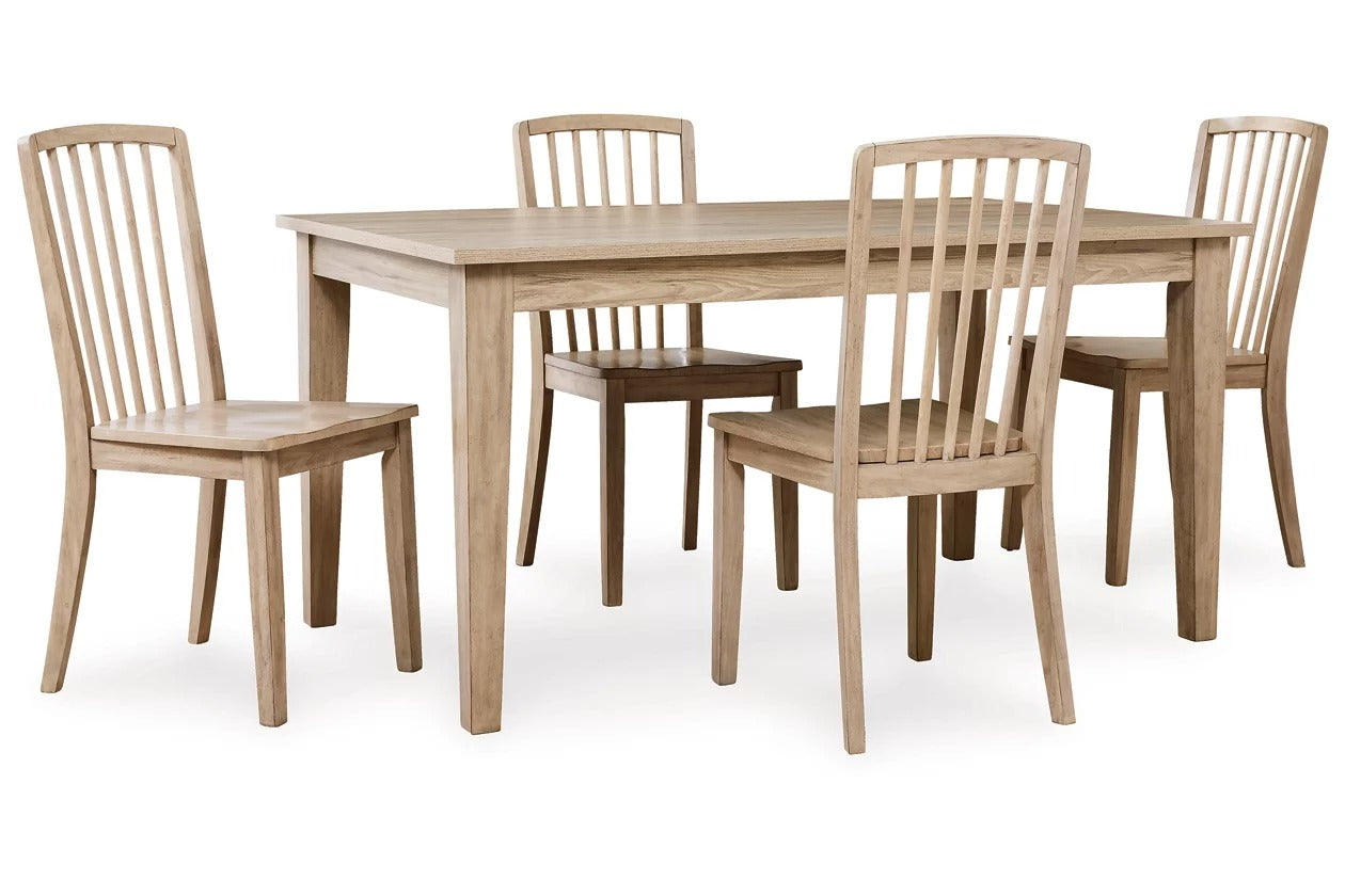 Gleanville Dining Table With 4 Chairs
