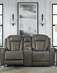 Card Player Power Reclining Loveseat