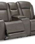 Card Player Power Reclining Loveseat