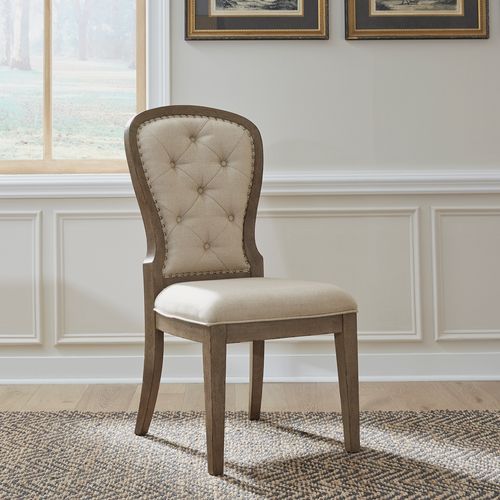 Uph Tufted Back Side Chair