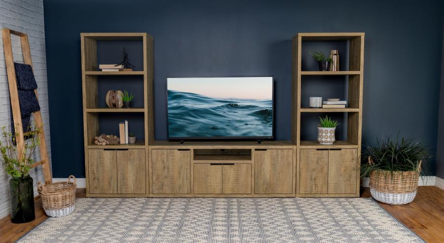 3-piece Entertainment Center With 60&quot; TV Stand Mango