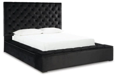 Upholstered Bed with Storage