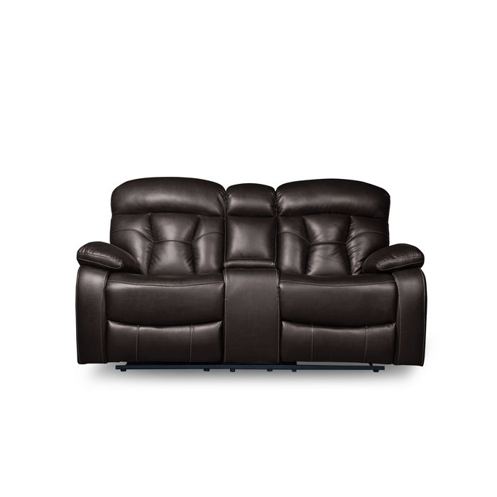 Power Double Reclining Love Seat With Center Console