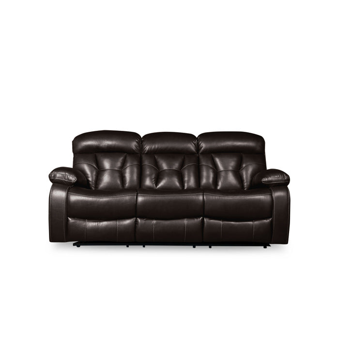 Power Double Reclining Sofa With Drop-Down Cup Holders